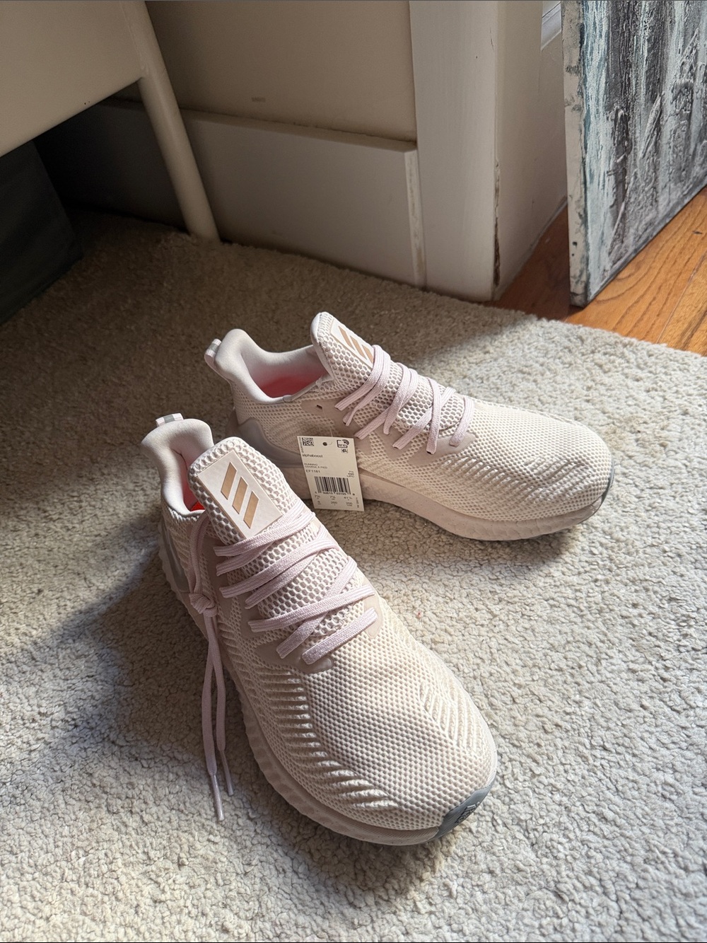 adidas unisex Running Sneakers - Pale Pink